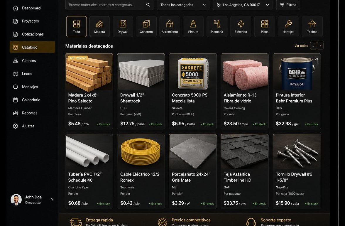 Material catalog