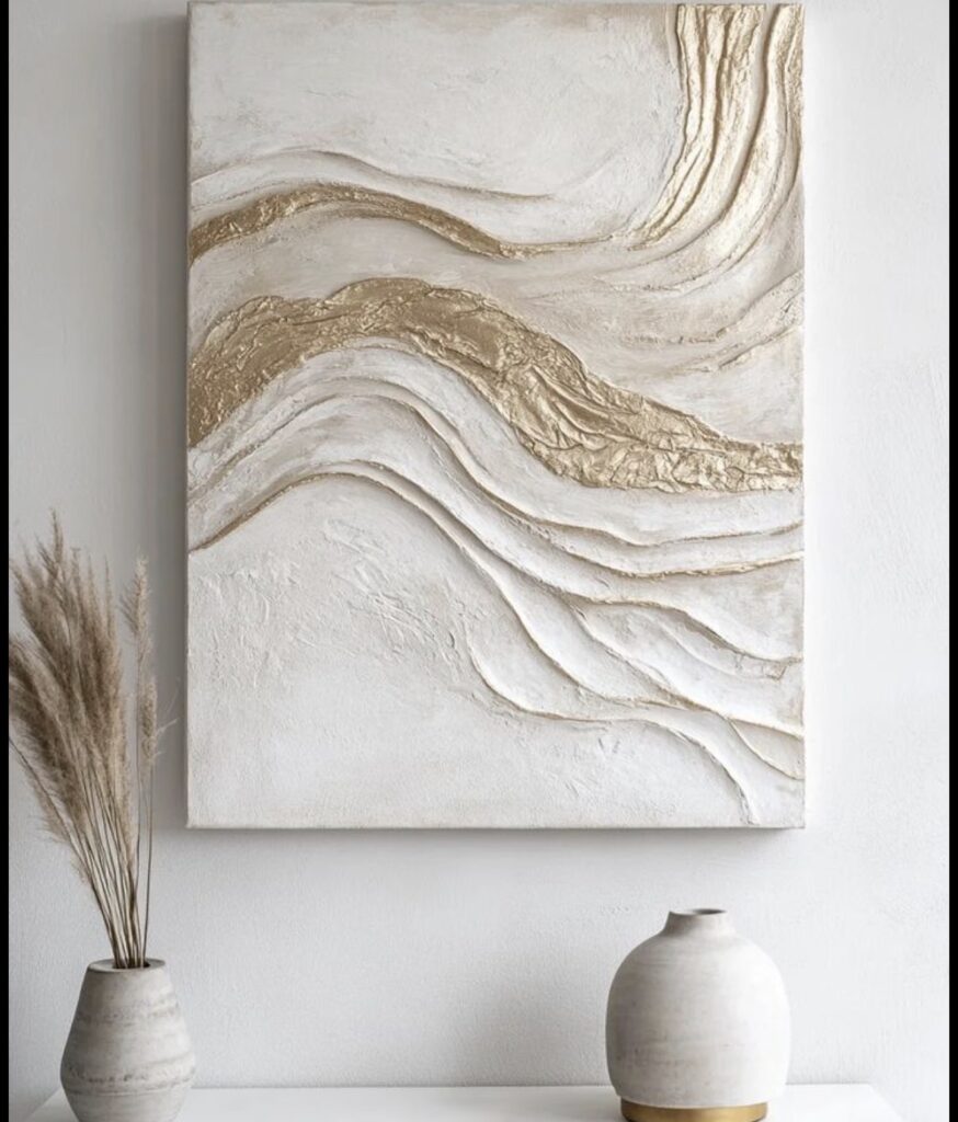 plaster whit broom texture 2024