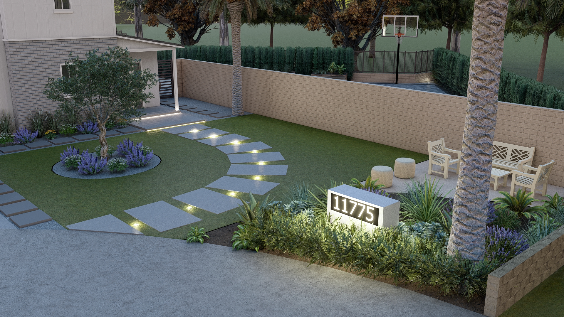 Garden design concept