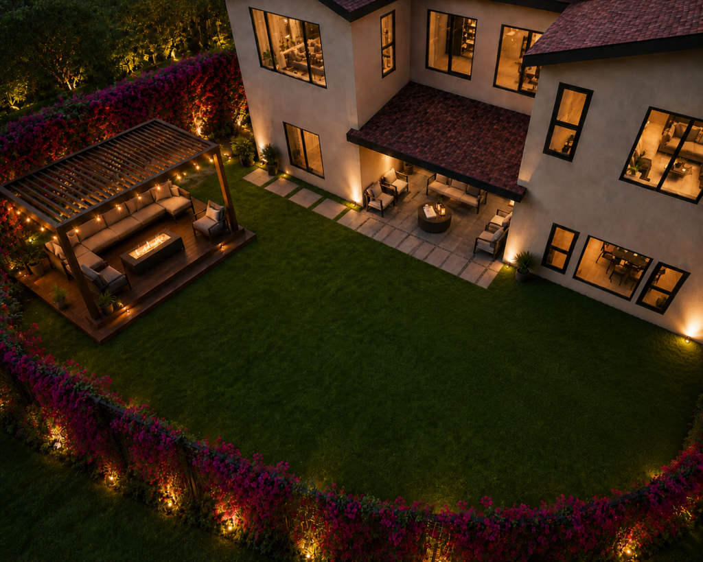 Concept lily  Landscape